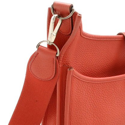 HERMES Evelyne 3 III PM Shoulder Bag Taurillon Clemence Leather Bougainvillea