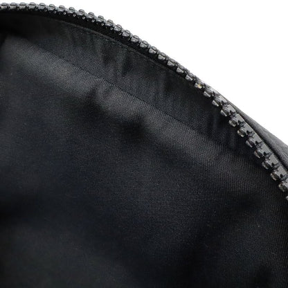 GUCCI GG Nylon Body Bag Waist Bag Hip Bag Shoulder Bag Leather Black Outlet