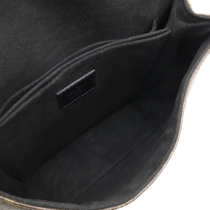 Louis Vuitton Monogram Epi Saint Michel Shoulder Bag Leather Noir Black M44030