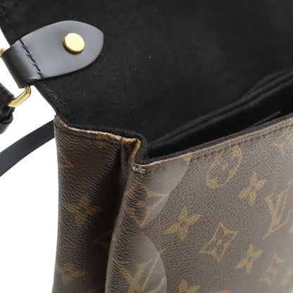 Louis Vuitton Monogram Epi Saint Michel Shoulder Bag Leather Noir Black M44030