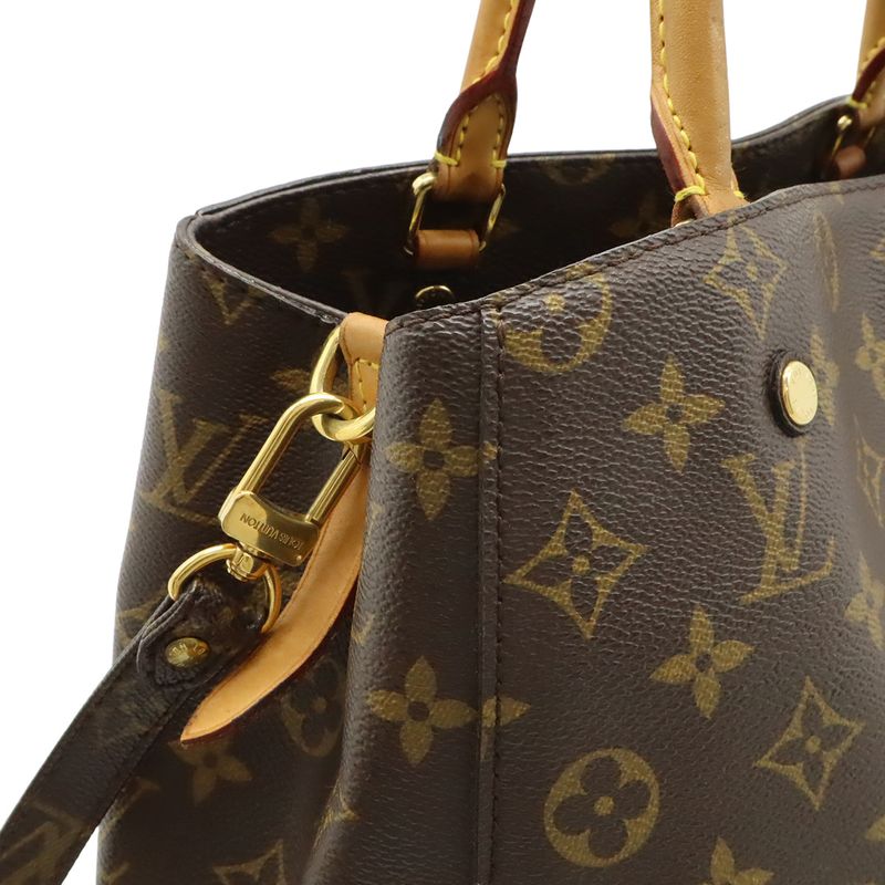 Louis Vuitton Monogram Montagne MM Handbag 2WAY Shoulder Bag Crossbody M41056