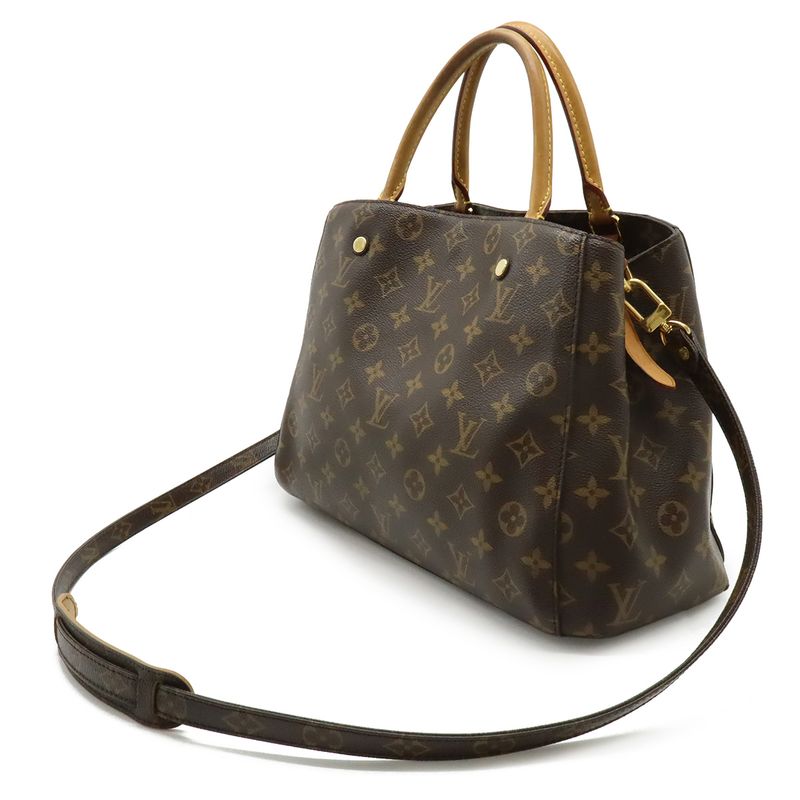Louis Vuitton Monogram Montagne MM Handbag 2WAY Shoulder Bag Crossbody M41056