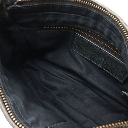 BALENCIAGA The Hip Shoulder Bag Crossbody Pochette Leather Dark Green Mila