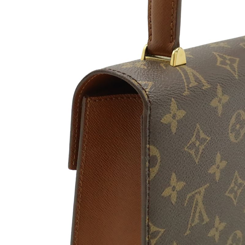 Louis Vuitton Monogram Malesherbes Handbag Flap Bag M51379