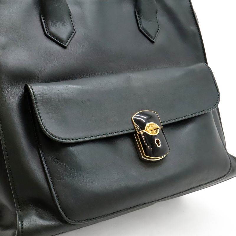 BALENCIAGA Padlock All Afternoon Handbag 2WAY Shoulder Bag Crossbody Leather