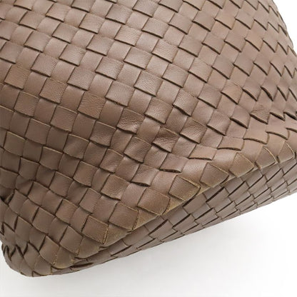 BOTTEGA VENETA Intrecciato Tote Bag Handbag Leather Pink Brown 225166