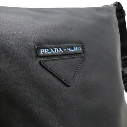 PRADA Shoulder Bag Crossbody Bag Crossbody Leather NERO Black 2vy003