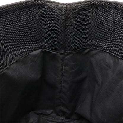 BOTTEGA VENETA Marco Polo Tote Bag PVC Leather Dark Brown Black 222499