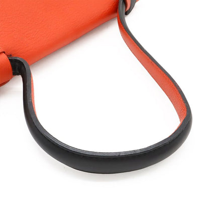 Louis Vuitton Rockmi-pm Handbag One Handle Leather Orange Red Black M50360