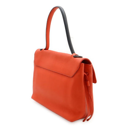 Louis Vuitton Rockmi-pm Handbag One Handle Leather Orange Red Black M50360