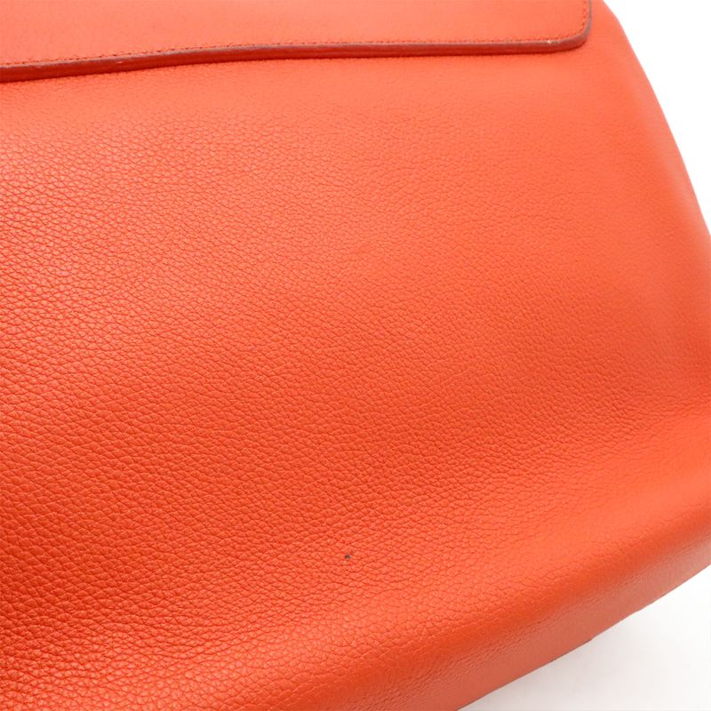 Louis Vuitton Rockmi-pm Handbag One Handle Leather Orange Red Black M50360