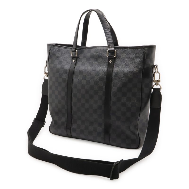 Louis Vuitton Damier Graphite Tadao Tote Bag Business Bag Briefcase 2WAY