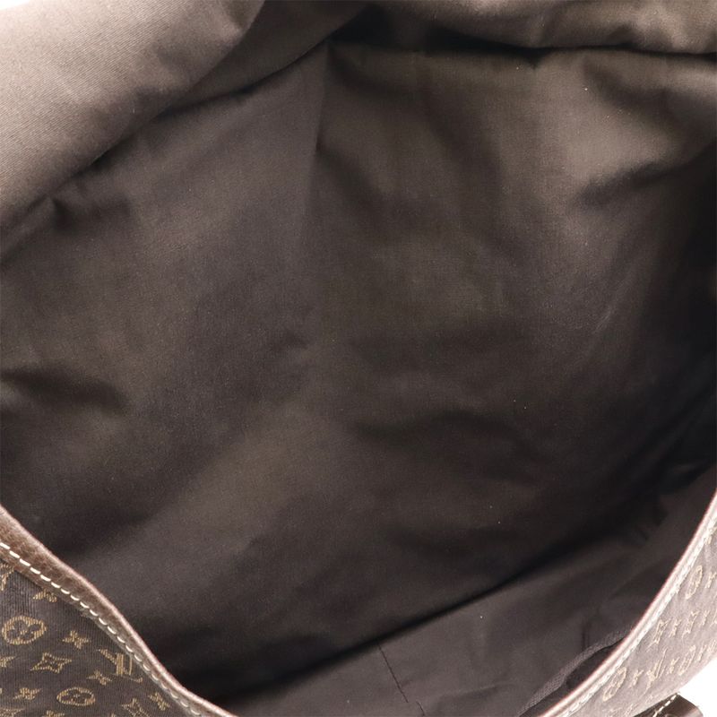 Louis Vuitton Monogram Mini Lin Saumur XL Shoulder Bag Crossbody Canvas Leather