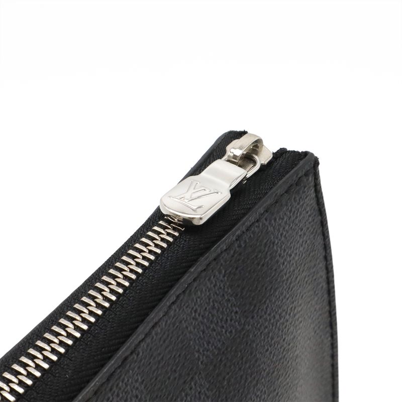 Louis Vuitton Damier Graphite Pochette 24H Second Bag Clutch Bag N40481