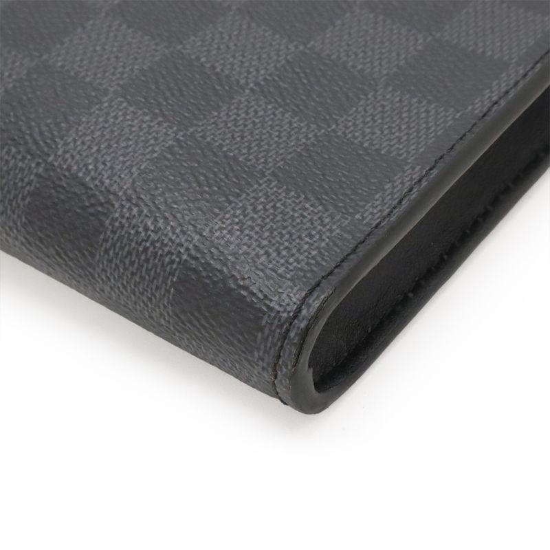 Louis Vuitton Damier Graphite Pochette 24H Second Bag Clutch Bag N40481