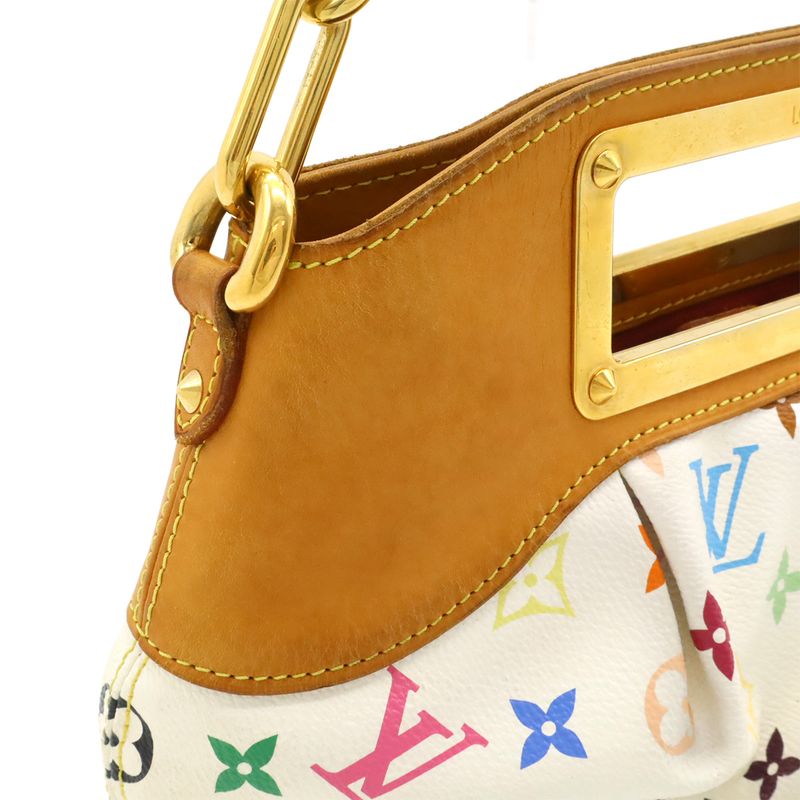 Louis Vuitton Monogram Multicolor Judy PM Handbag 2WAY Shoulder Bag One