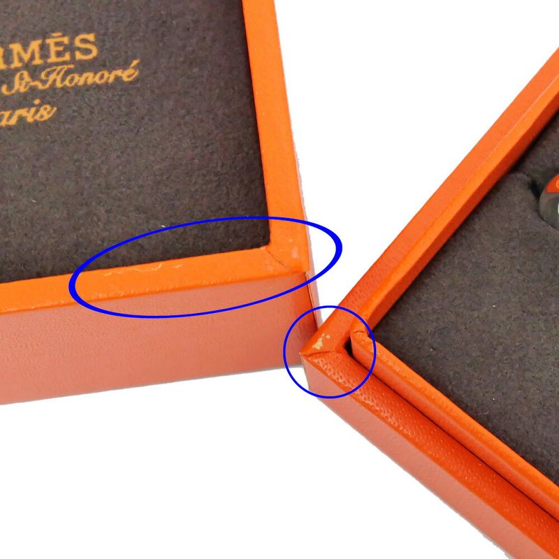 HERMES Chaine D'ancre Punk Double Ring Size 53 Ag925 Silver - Men's