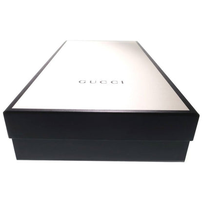GUCCI Interlocking G Hosebit Leather Plaid Tweed Cut Replacement Heel Side Zip