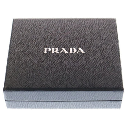 PRADA Saffiano Bifold Wallet Red X White 2m0738