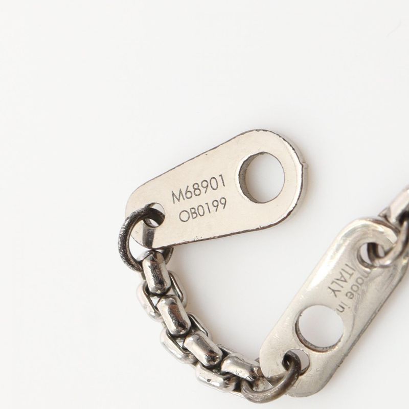 Louis Vuitton Bracelet LV Play It Stainless Steel Bracelet Women's Used B