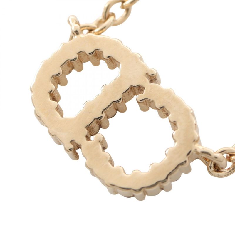 DIOR Necklace CD Logo GP Necklace Ladies Used A