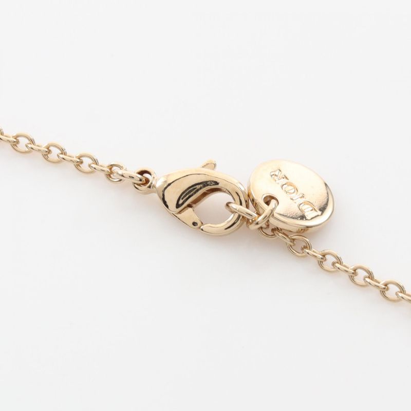 DIOR Necklace CD Logo GP Necklace Ladies Used A