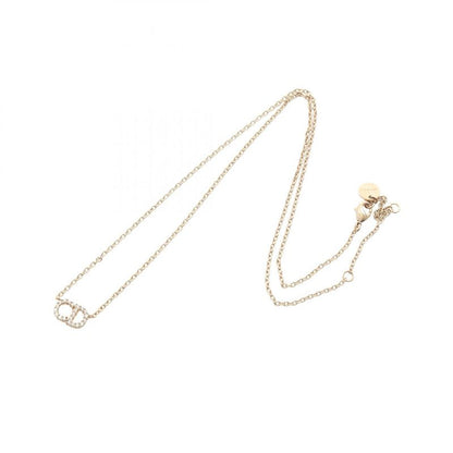 DIOR Necklace CD Logo GP Necklace Ladies Used A