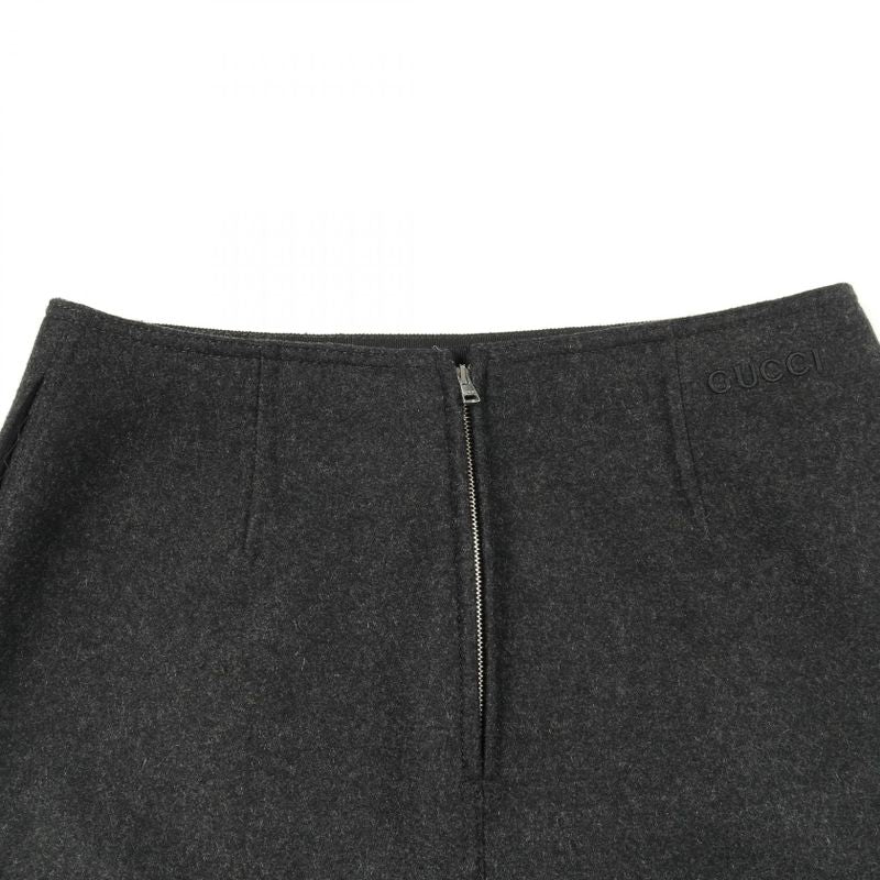 GUCCI Skirt Cashmere Wool Skirt Ladies Used A