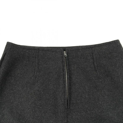 GUCCI Skirt Cashmere Wool Skirt Ladies Used A