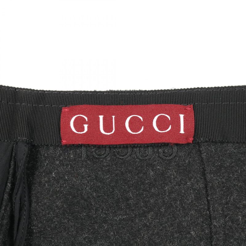 GUCCI Skirt Cashmere Wool Skirt Ladies Used A