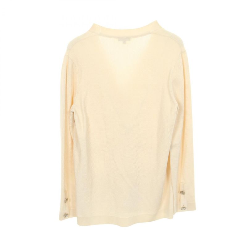 CHANEL Cardigan Coco Mark Button Ivory - Other Cardigan Ladies Used A
