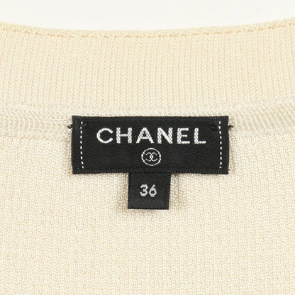 CHANEL Cardigan Coco Mark Button Ivory - Other Cardigan Ladies Used A