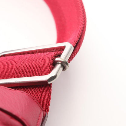 BOTTEGA VENETA Shoulder Bag Red Leather Shoulder Bag Women's Used A
