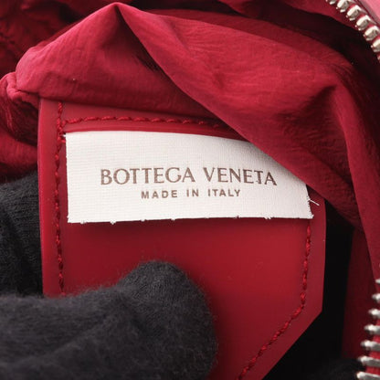 BOTTEGA VENETA Shoulder Bag Red Leather Shoulder Bag Women's Used A