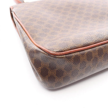 Seri-nu CELINE Handbag Macadam Da-ninebrown Pvcko-ting cambervinegar Leather Carriageh