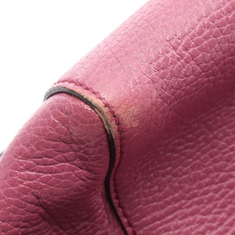 GUCCI Tote Bag Swing 354408 Purple Blue- Leather Swing Medium Ladies Used B