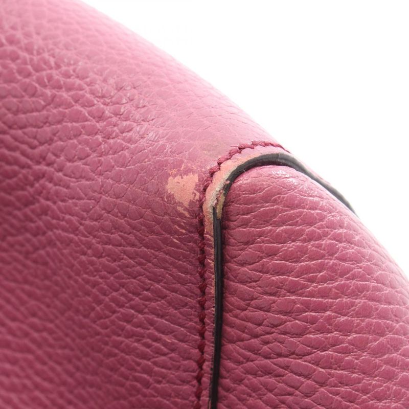 GUCCI Tote Bag Swing 354408 Purple Blue- Leather Swing Medium Ladies Used B