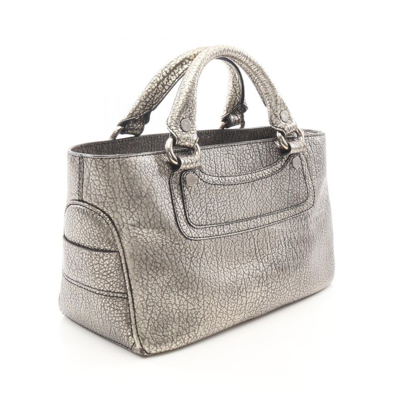 CELINE Handbag Boogie Bag Gold Black Leather Boogie Bag Ladies Used B