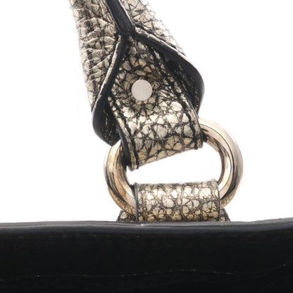 CELINE Handbag Boogie Bag Gold Black Leather Boogie Bag Ladies Used B