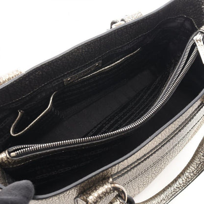 CELINE Handbag Boogie Bag Gold Black Leather Boogie Bag Ladies Used B