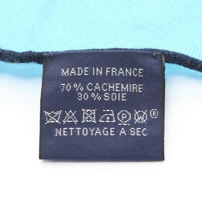HERMES Scarf Lozange PM Blue Silk Lozange PM Ladies Used A