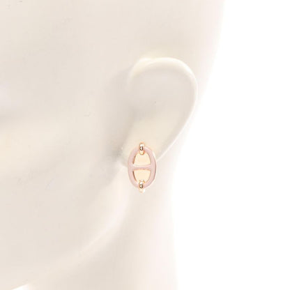 HERMES Earrings Maillon Mini H100052 GP Earrings Ladies Used A