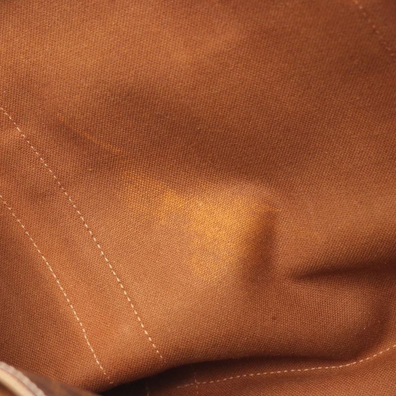 CELINE Tote Bag Macadam Dark Brown PVC Coating Canvas Leather Macadam Tote Bag