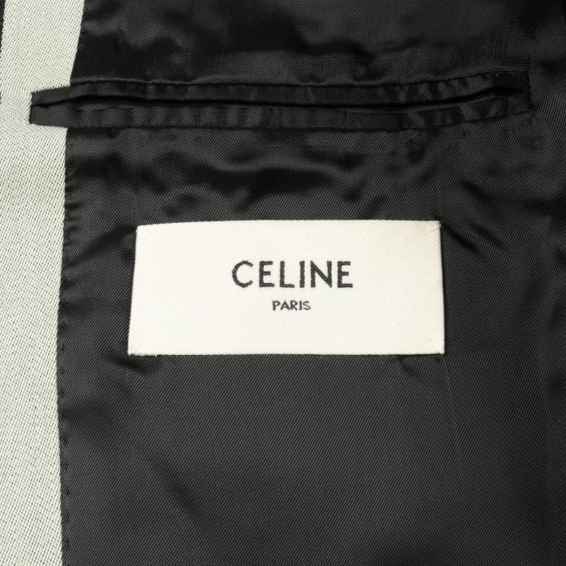 CELINE Terrace Jacket 2v159882c Wool Silk Jacket Men's Used B