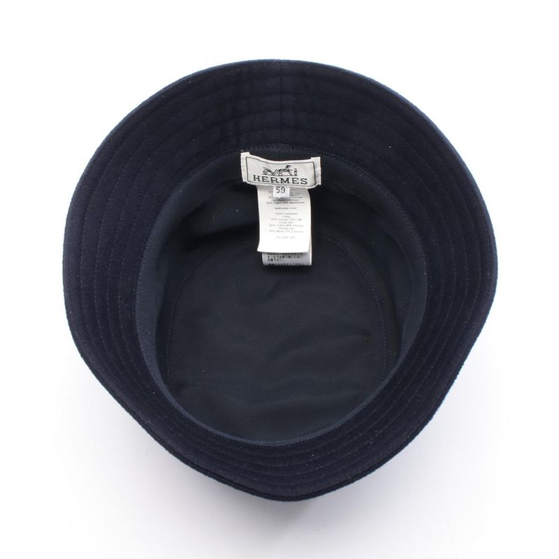 HERMES Hat Fred Quarter Bash Cotton Hat Other Bucket Hat Unisex Used A
