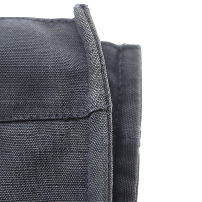 HERMES Tote Bag Fourre Tout MM Navy Brown Canvas Fourre Tout Tote MM Women's