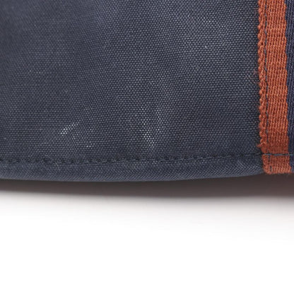 HERMES Tote Bag Fourre Tout MM Navy Brown Canvas Fourre Tout Tote MM Women's