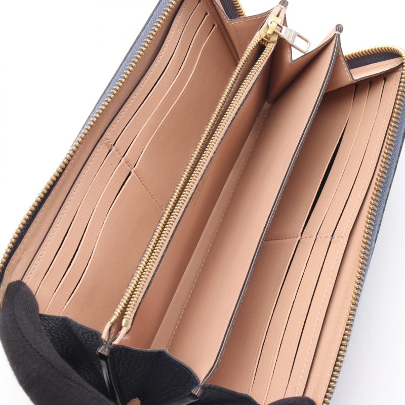Louis Vuitton Lshape Zipper Long Wallet Portefeuille Comet Blue-marine M68582