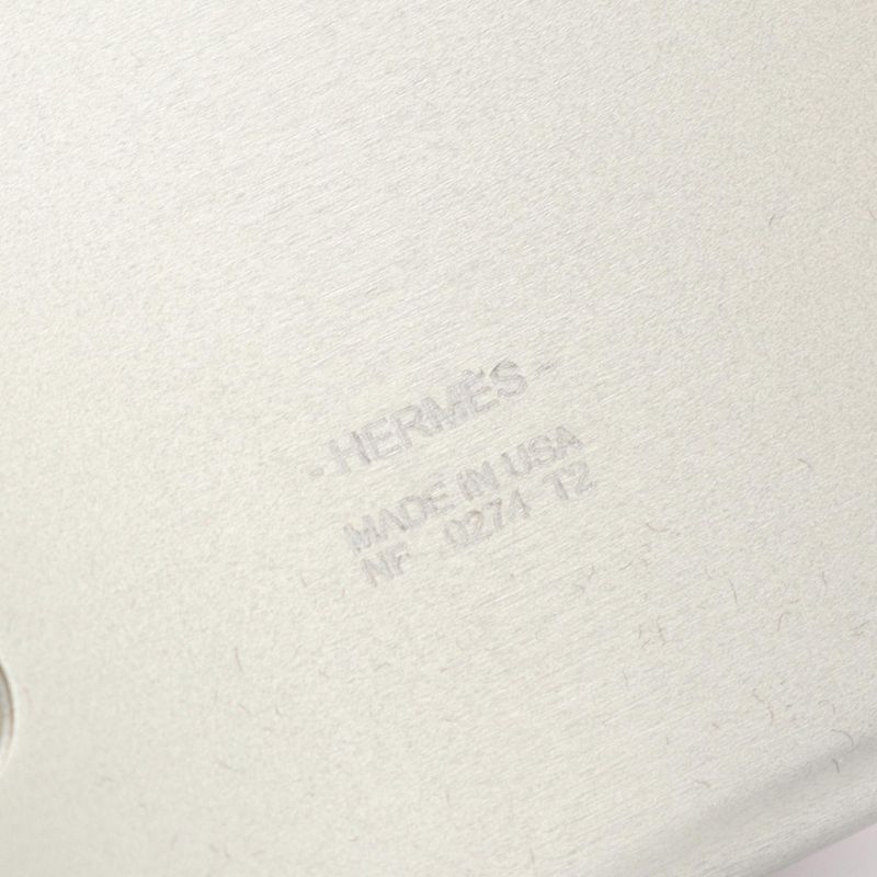 HERMES Bangle Nautic Nf0274 GP Stainless Steel Nautic Bangle