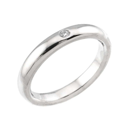 Tiffany & Co Tiffany & Co Stacking Band Ring 6.5 Ring Diamond 1P Pt Platinum